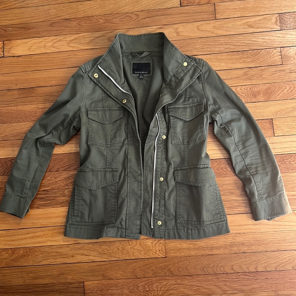 Banana Republic olive green jacket
